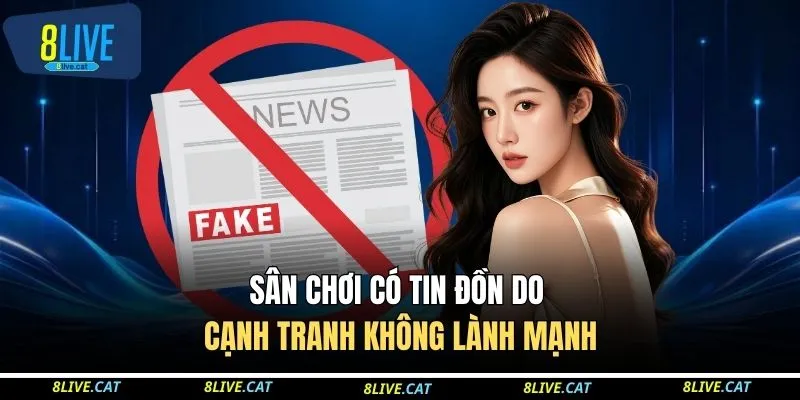 8LIVE Có Lừa Đảo Không? Kiểm Chứng Lời Đồn Đoán Chuẩn 100% 3 Sân chơi có tin đồn do cạnh tranh không lành mạnh